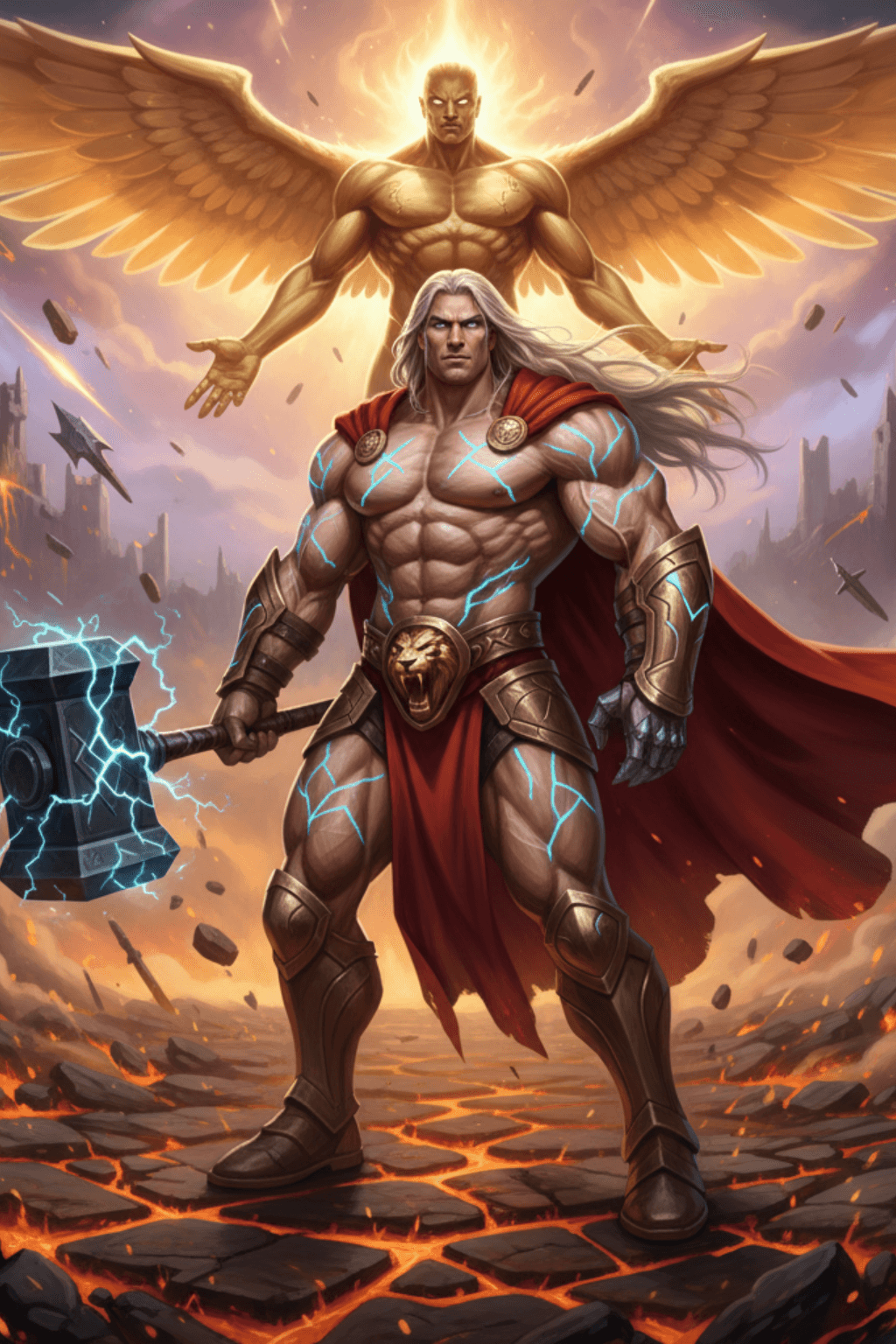Epic gigachad card - fantasy theme