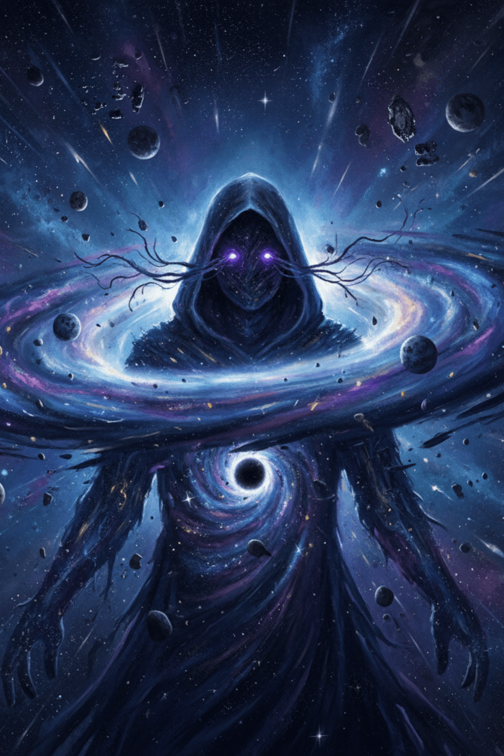Common black hole card - fantasy theme