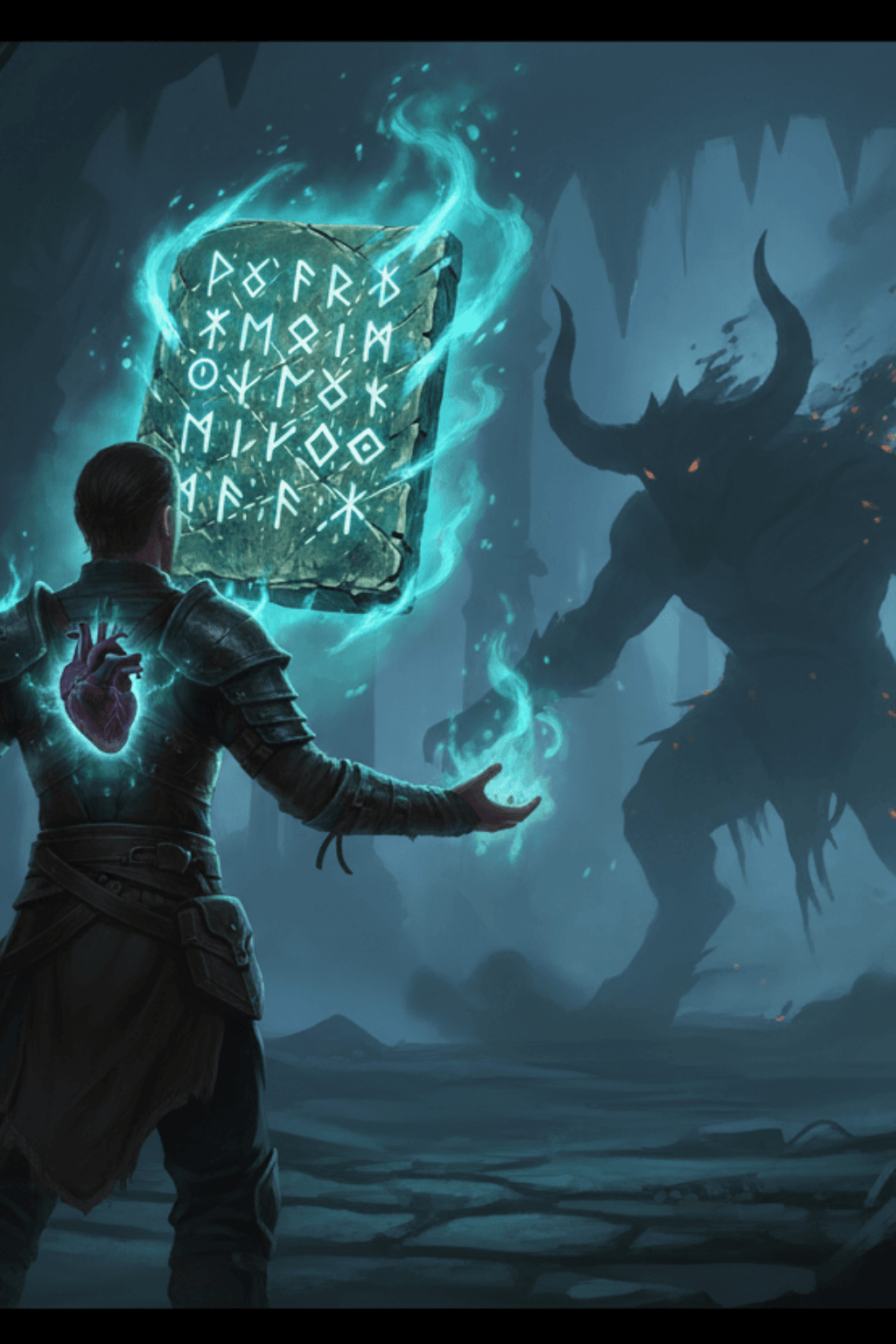 Rare Tablet of trans card - fantasy theme