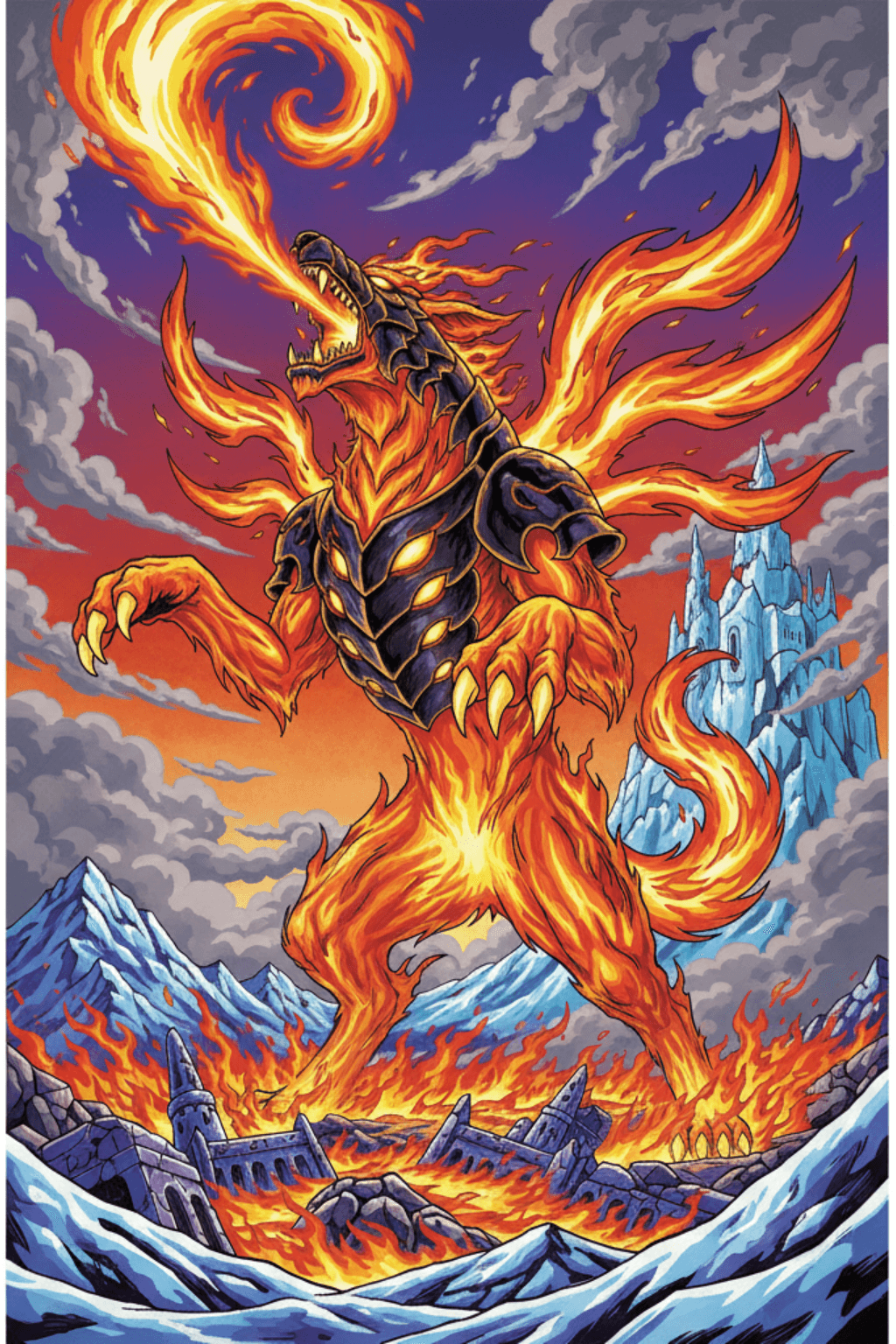 Legendary Megablazer card - anime theme