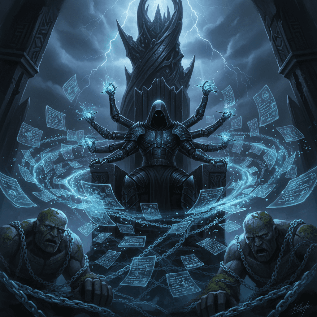 Common Desarrollador de una gran compañía tEch card - fantasy theme