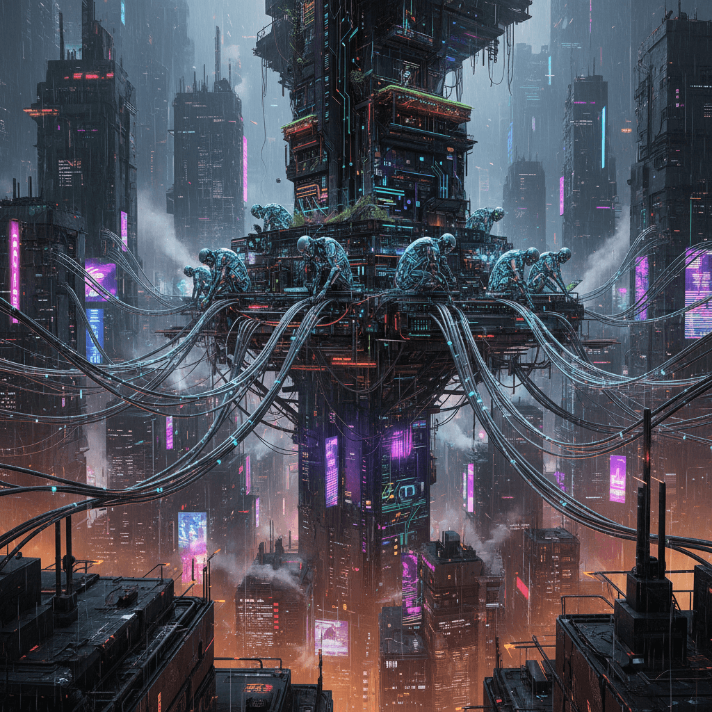 Legendary coders nest card - cyber theme