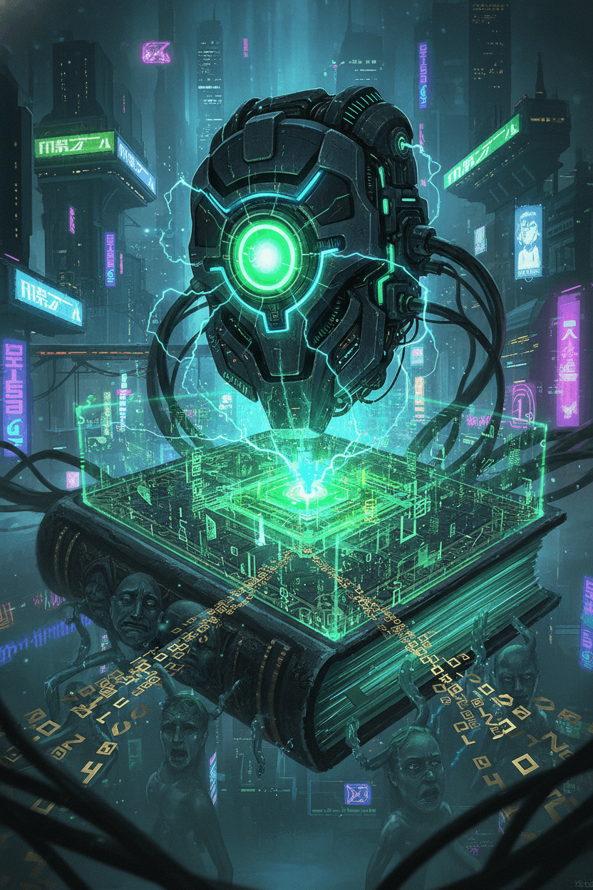 Epic The scribe card - cyber theme