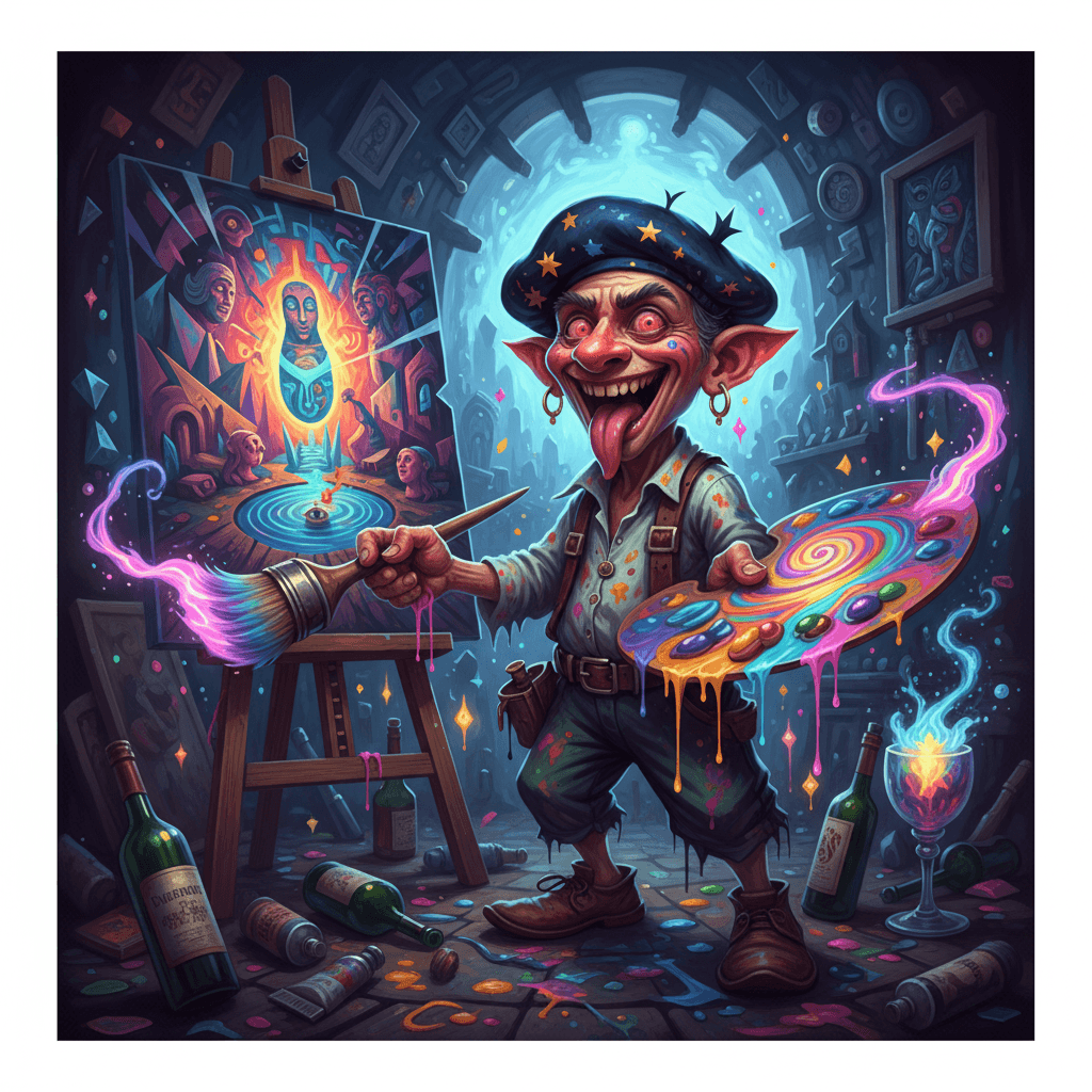 Legendary Dickasso card - fantasy theme