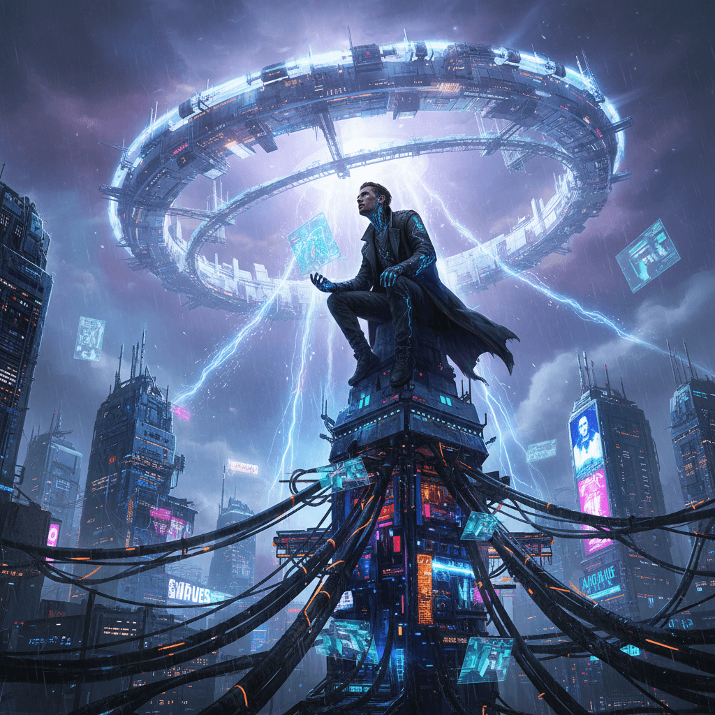 Common Enoch card - cyber theme