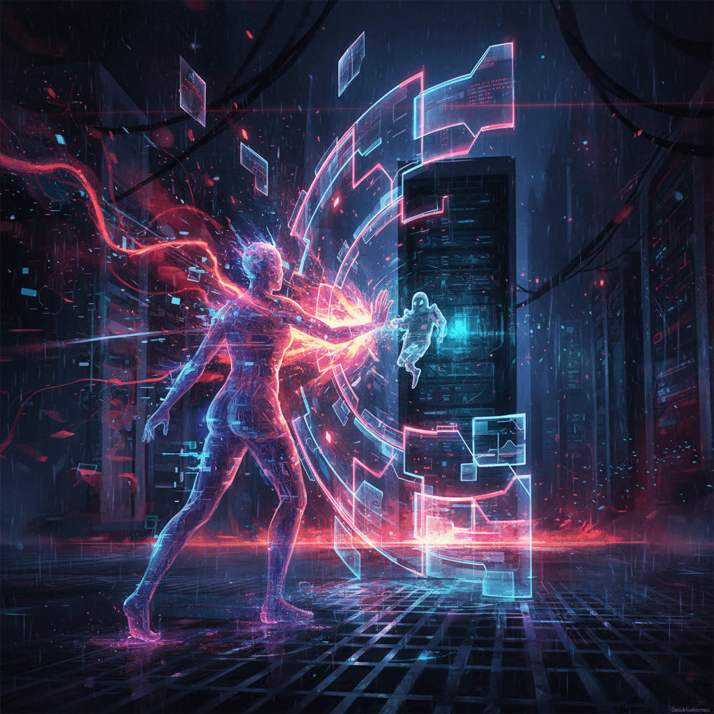 Rare Selfless love card - cyber theme