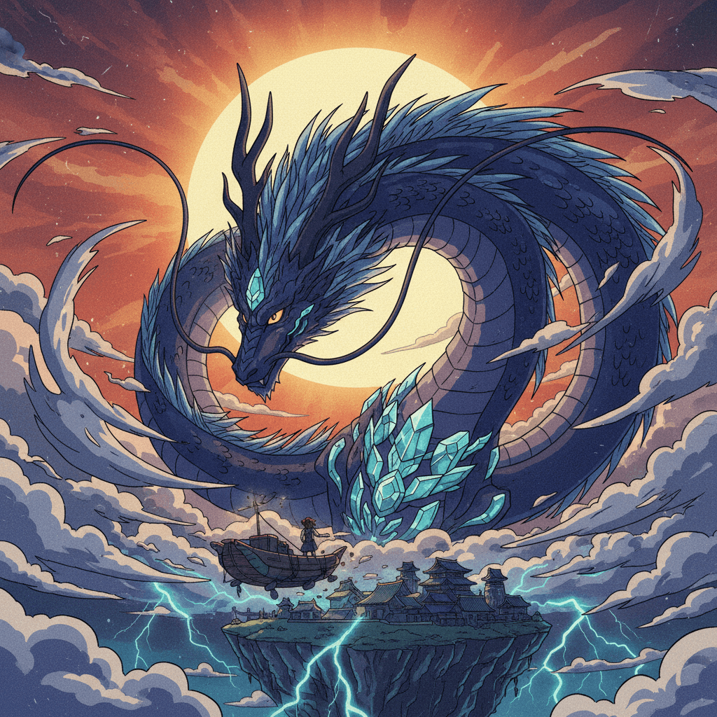 Epic Sky dragon card - anime theme
