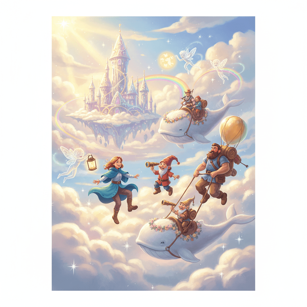 Legendary Sky kingdom card - whimsy theme