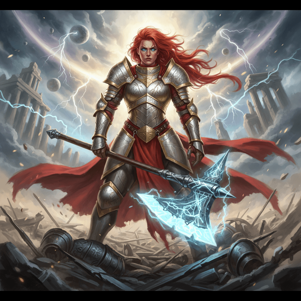 Rare Brianna the brave card - fantasy theme