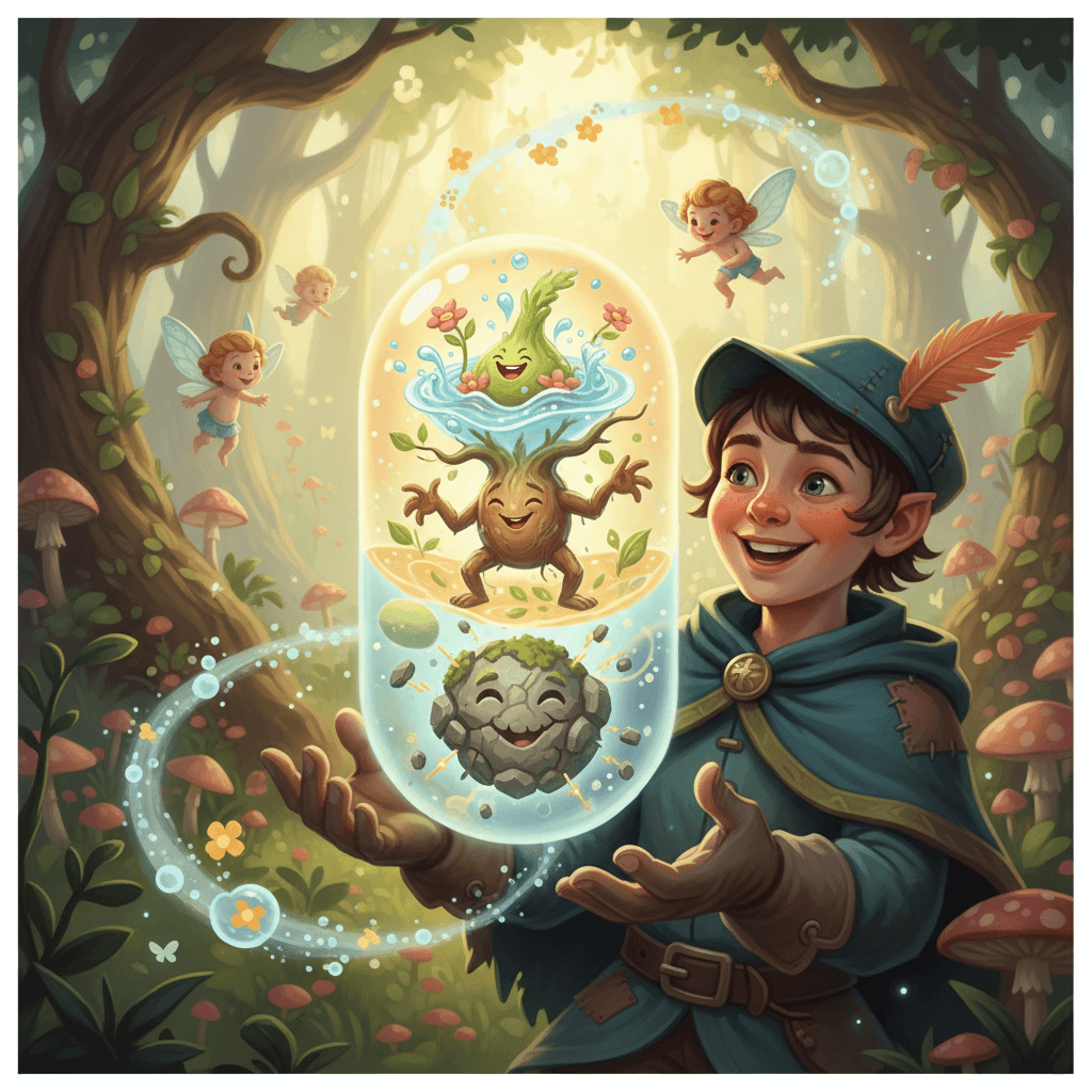 Common Triple essence pill card - whimsy theme