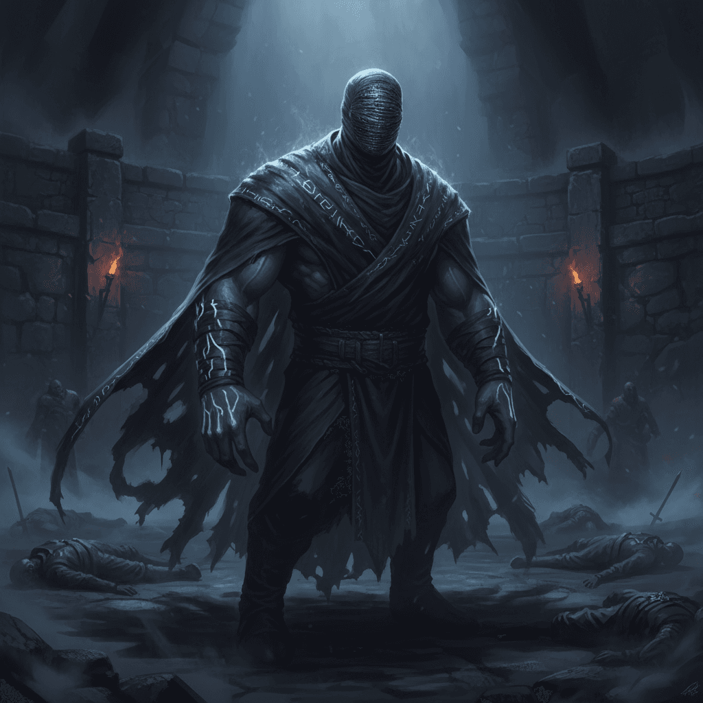 Common The Strangler card - fantasy theme