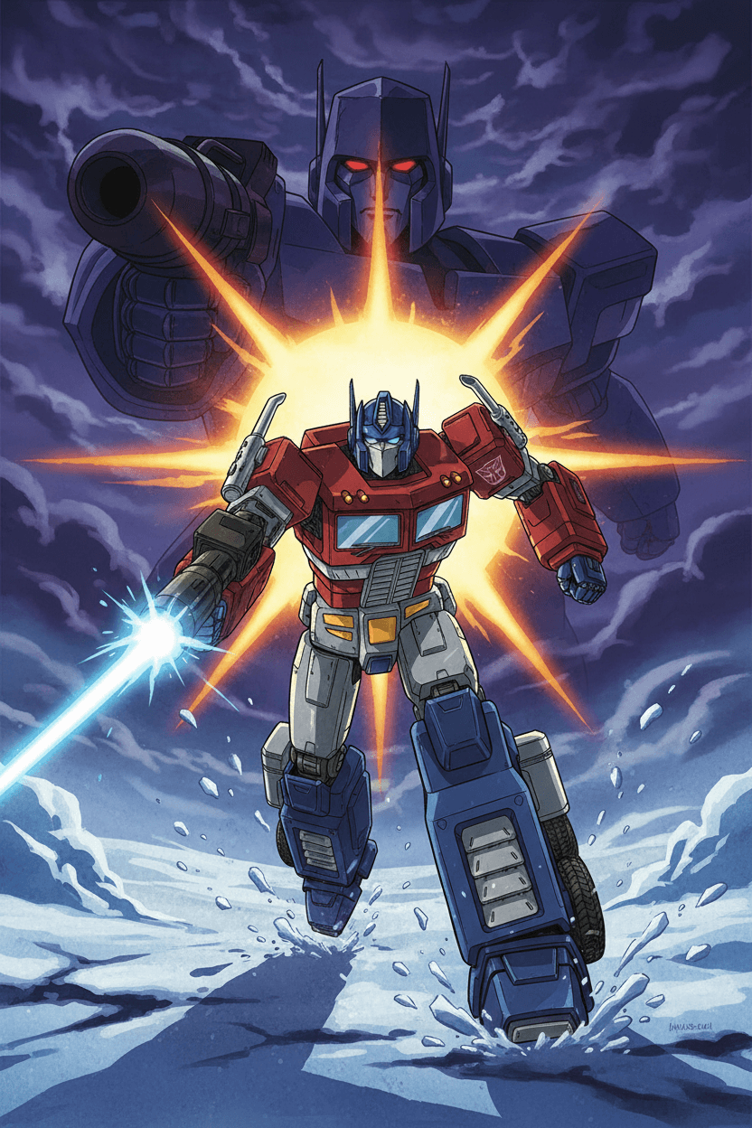 Legendary OPTIMUS PRIME card - anime theme