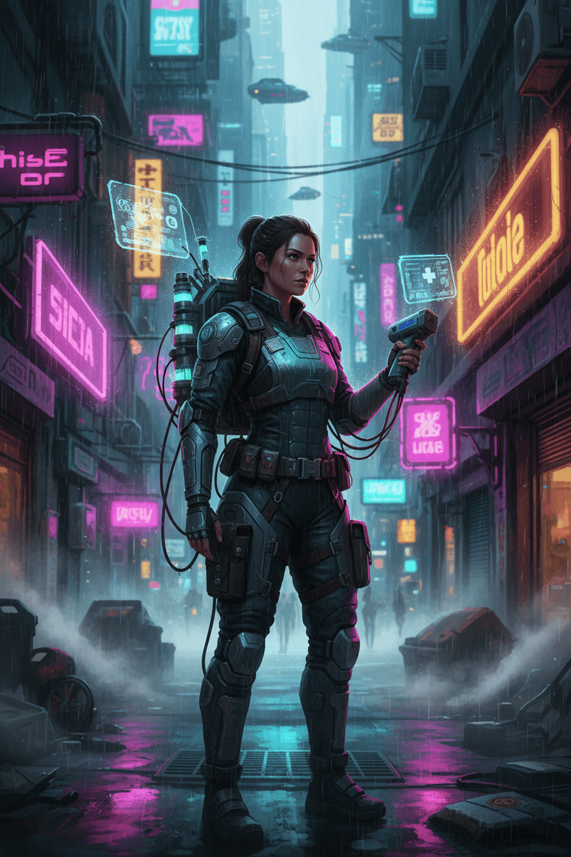 Legendary agente comunitaria de saude card - cyber theme