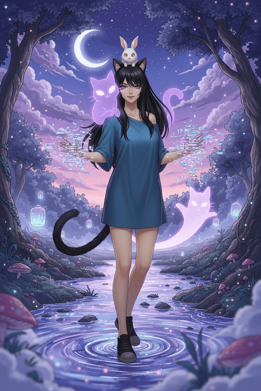 Common Spooky card - anime theme