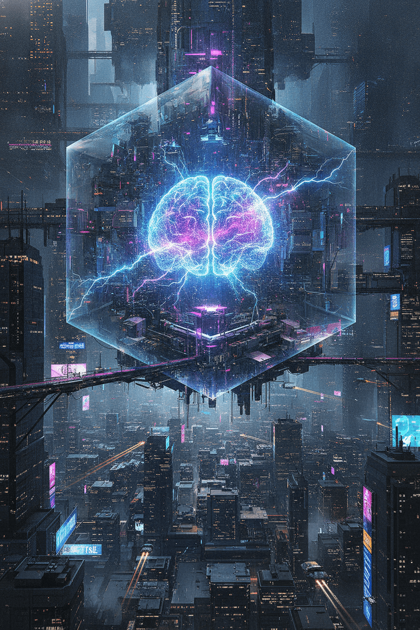 Epic Deep mind card - cyber theme