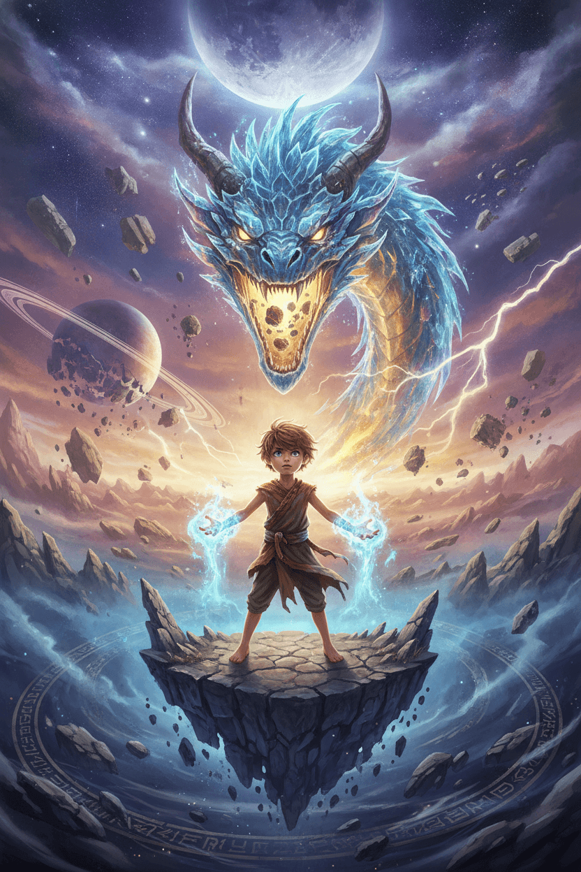 Common Lil boy card - fantasy theme