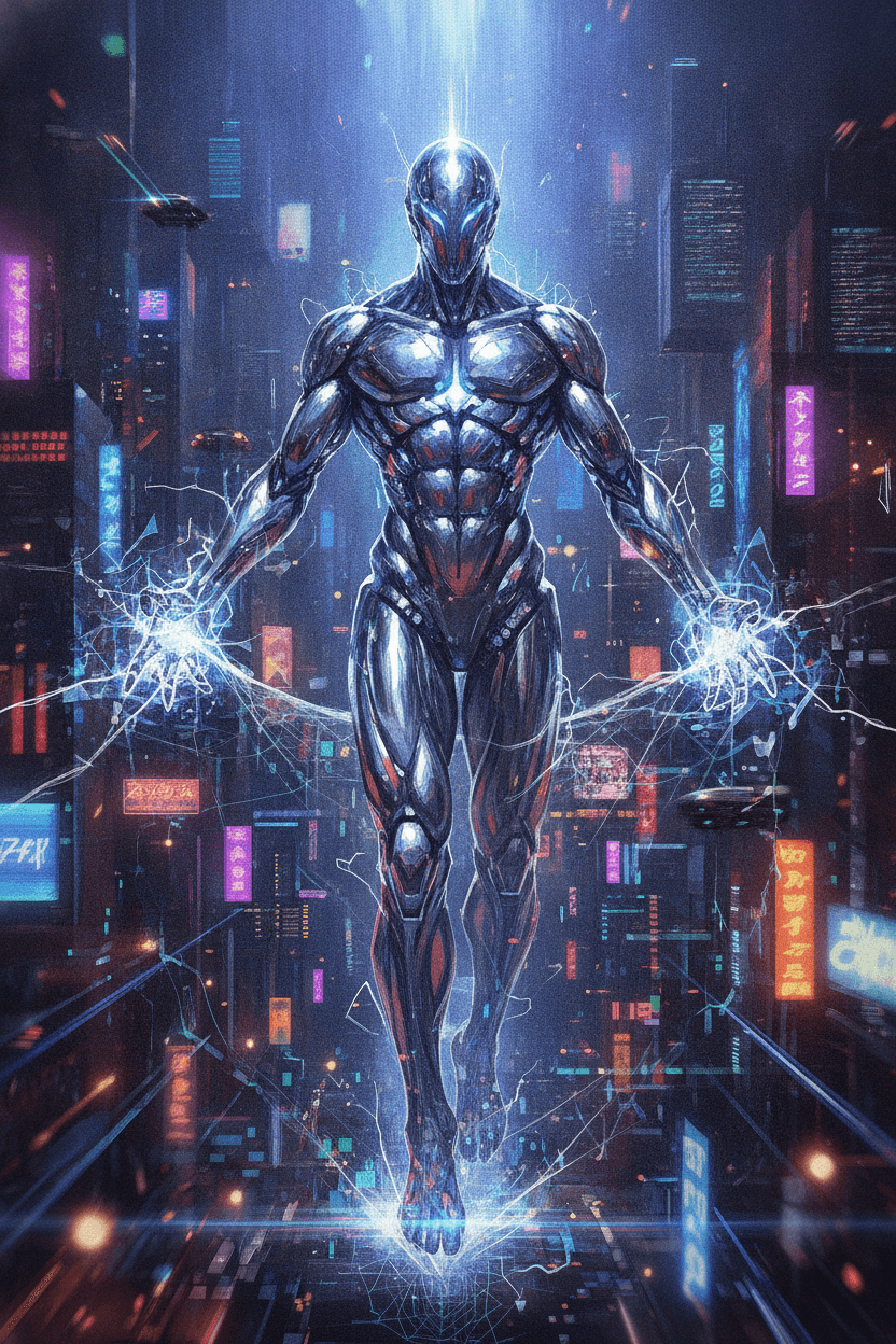 Rare Eliho card - cyber theme